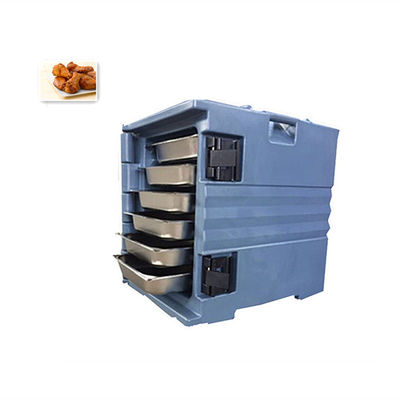 Серая пластиковая изоляционная коробка для доставки продуктов питания для коммерческих лапши Пирог быстрое питание