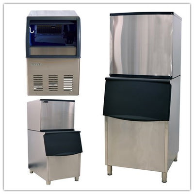220В напряжение Ice Cube Maker Machine для гостиницы 500 кг / 24h емкость и легко работать