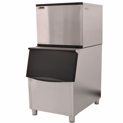 220 В коммерческая промышленная автоматическая ледокольная машина с емкостью хранения 300 кг льда