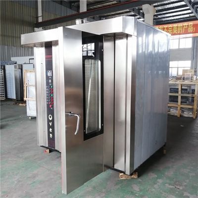 32 подноса Электрическая дизельная газовая вращающаяся печь для выпечки хлеба Пицца Торт в замороженной пище