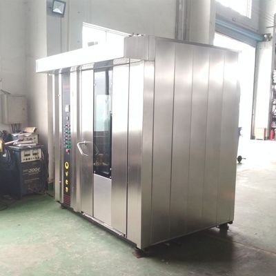 32 подноса Электрическая дизельная газовая вращающаяся печь для выпечки хлеба Пицца Торт в замороженной пище