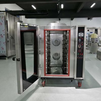 8 поднос Газовая конвекционная печь для хлебопечки Помер 400 * 600 мм Легкая эксплуатация