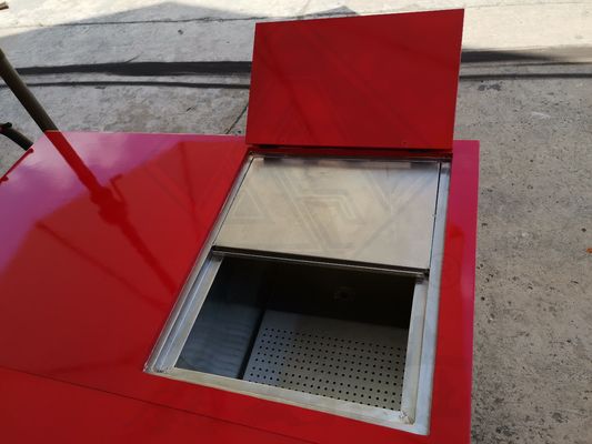 Фруктовые соки Конфеты пончики Дисплей Велосипедная тележка Мобильная тележка с едой 2450*930*970 мм Размер