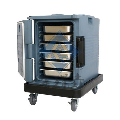 Дисплей пищевых продуктов Черный изолированный Коммерческое питание Теплее Транспортный контейнер Троллейбус