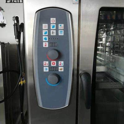 8-палатная газовая конвекционная комби-печь для выпечки французского хлеба с сертификатом CE и мощностью 18,6 кВт