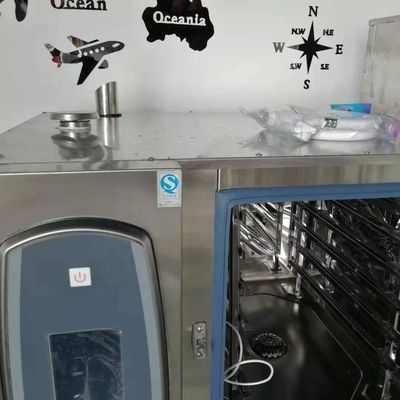 8-палатная газовая конвекционная комби-печь для выпечки французского хлеба с сертификатом CE и мощностью 18,6 кВт