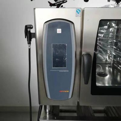 8-палатная газовая конвекционная комби-печь для выпечки французского хлеба с сертификатом CE и мощностью 18,6 кВт