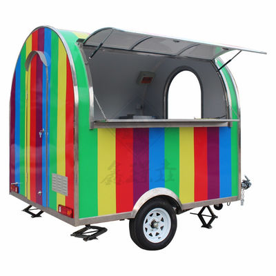 Европа Мобильная кухня пончик фри гамбургер продовольственный грузовик с обслуживанием на месте