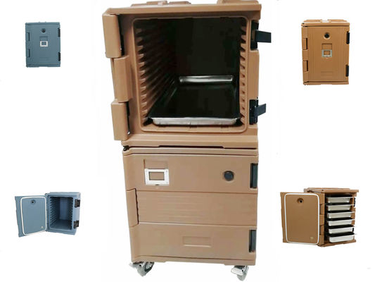 Изолированные тепловые емкости для пищи сохраняют постоянную температуру пищи с помощью индивидуального цвета