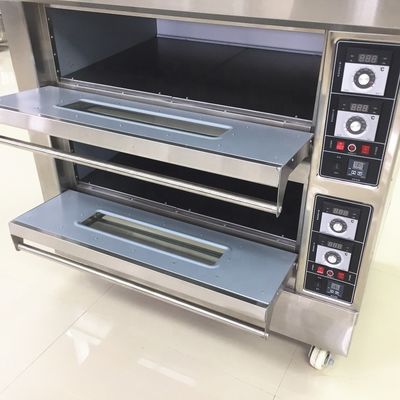 Пекарная машина Функция электрическая газовая пирожная пиццерия Печь с конкурентоспособными и 3 палубы 9 подносов