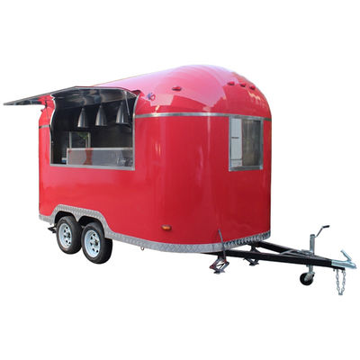 Завод по переработке овощей Hot Dog Burger Trailer для итальянского мороженого