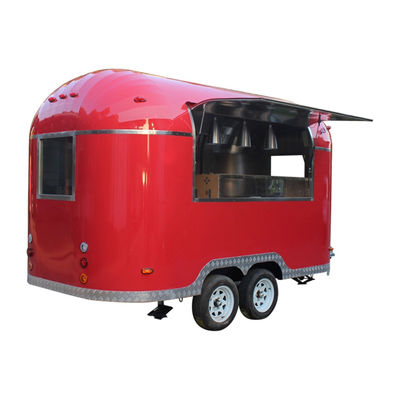 Завод по переработке овощей Hot Dog Burger Trailer для итальянского мороженого