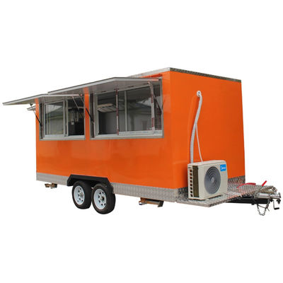 Завод по переработке овощей Hot Dog Burger Trailer для итальянского мороженого