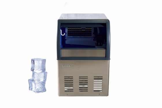 Машина для изготовления кубиков льда Коммерческая 5000 кг Автоматическое охлаждение воздуха Санё компрессор