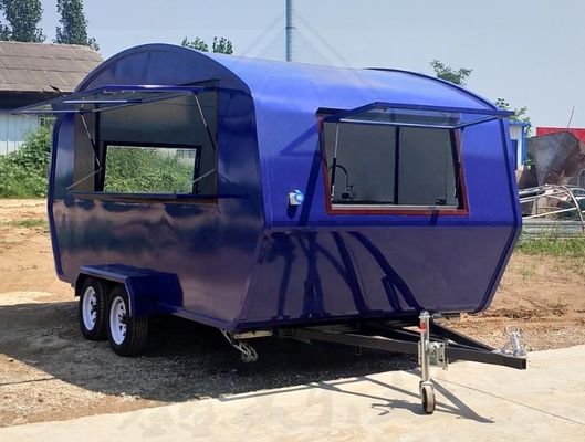 Прицеп для мороженого мобильный пищевой грузовик с полным кухонным оборудованием и длительным сроком службы