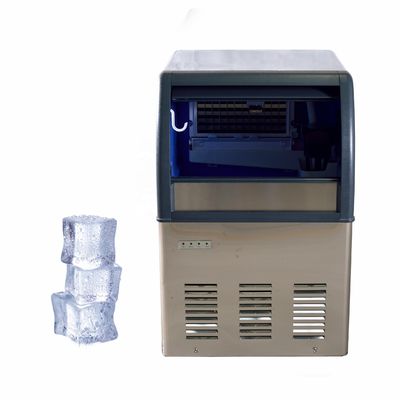 Промышленная машина для изготовления кубиков льда с автоматической работой и компрессором Sanyo