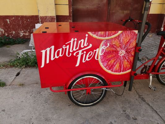 Долгий срок службы Трицикл велосипед корзина для многофункционального мобильного продовольственного грузовика