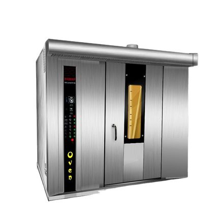 1800X2000X2200 мм Полноавтоматическая коммерческая хлебная ротационная печь с 1 стойкой