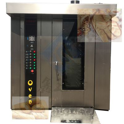 Пищевая пекарня с паровой функцией 18/32/68 Подносы Автоматическая вращающаяся печь