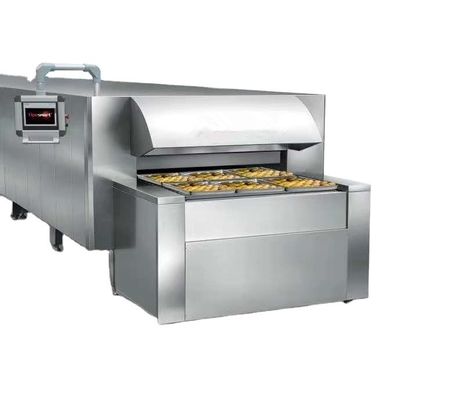 5000X1500X1350 мм Размер высокопроизводительная непрерывная туннельная печь для выпечки хлеба