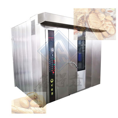 Источник отопления Электрический/дизельный/газовый 32 подноса вращающаяся печь вращающаяся печь для хлеба автоматическая