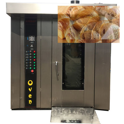 Электрический/дизельный/газовый источник отопления Автоматическая вращающаяся печь для хлебопечения 16/32/68