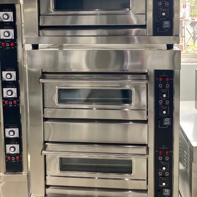 Пекарня 3 палубные газовые печи для хлеба печь для пшеницы Пита производство хлеба