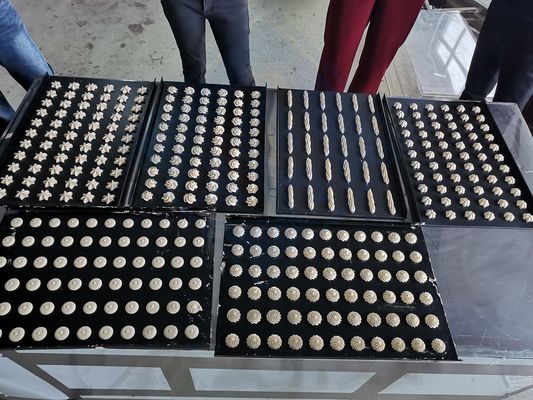 Ресторан Пекарня Бисквит Ротационное оборудование печи Усовершенствованное автоматическое украшение печенья