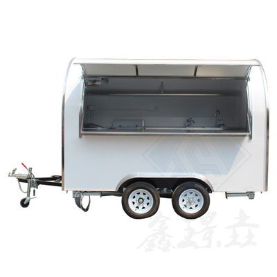 Электрический грузовик напряжением 1500 Вт Мобильный кухонный трейлер с полной кухней и холодильником