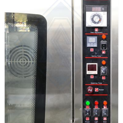 Коммерческая электрическая конвекционная печь мощностью 250 кг, подходящая для крупномасштабной выпечки