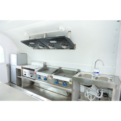 Применение для закусок 220/300/400/500x200x235 см Дизайн Кофейные пончики Мобильный пищевой грузовик