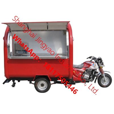 JY-FR220B Shanghai Mobile Kiosk Cabin Food Trailer с напряжением 220 В и мощностью 1,5 КВт