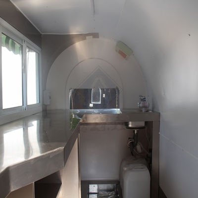 280H Мобильный круглый электрический пищевой грузовик с крышкой в производстве напитков