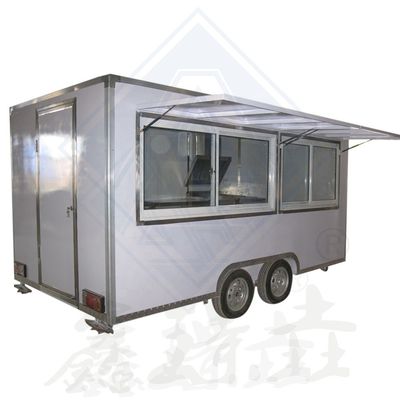 Гальванизированная стальная уличная еда с интерьером и закусками