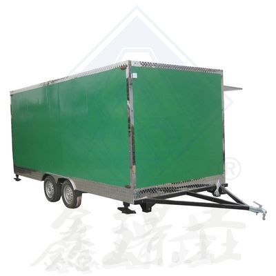 Гальванизированная стальная уличная еда с интерьером и закусками