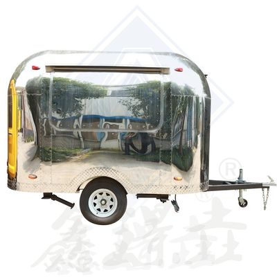 Гальванизированная стальная уличная еда с интерьером и закусками