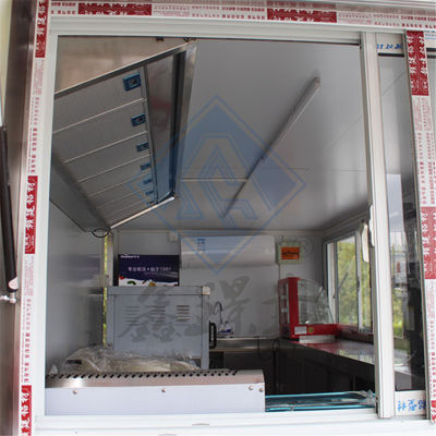 Электрический пищевой грузовик из нержавеющей стали/гальванизированного листа/алюминия с одной или двумя осями