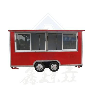 Нержавеющая сталь электрический мобильный кухонный пищевой грузовик для полностью оборудованной тележки