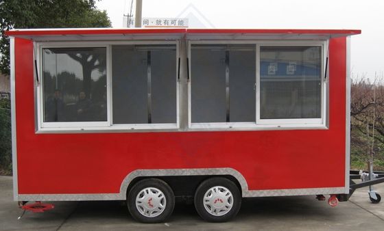 Нержавеющая сталь электрический мобильный кухонный пищевой грузовик для полностью оборудованной тележки