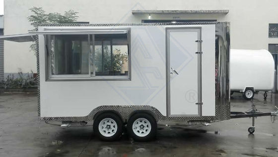 Нержавеющая сталь электрический мобильный кухонный пищевой грузовик для полностью оборудованной тележки