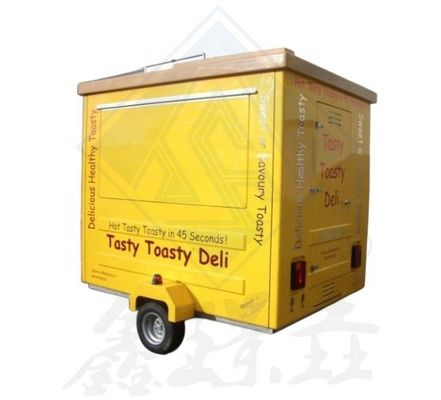 Полностью оборудованная кухня Китайская еда Мобильная тележка на заказ для продажи закусок функция