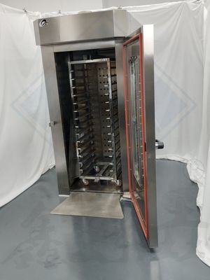 8 Подносов Ротационная конвекционная печь для пекарни Автоматизация энергии Электричество Газовое печение