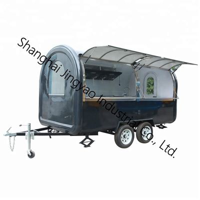 Специализированная электрическая морозильная машина с большим колесом и буксируемой стойкой