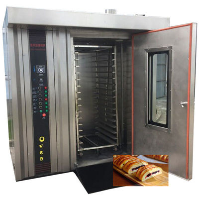 32 поднос Ротационная автоматическая промышленная газовая пекарня для оборудования пищевой промышленности