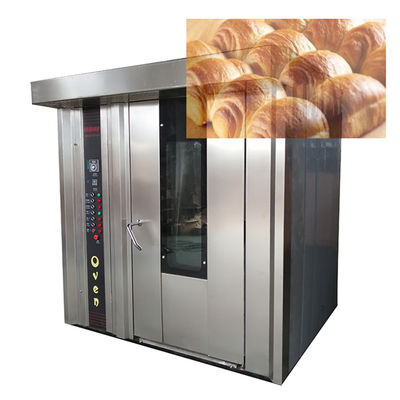 32 поднос Ротационная автоматическая промышленная газовая пекарня для оборудования пищевой промышленности