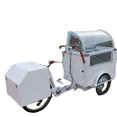 Продажа закусок передвижная уличная мороженое дисплей велосипедная тележка мобильная тележка питания
