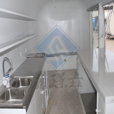 Автомобиль для продажи уличных продуктов питания на открытом воздухе 300 см с одной осью