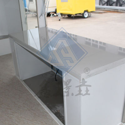 Автомобиль для продажи уличных продуктов питания на открытом воздухе 300 см с одной осью