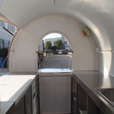380*160*235 CM Street Mobile Gas Ice Cream Food Truck с полным оборудованием для кухни