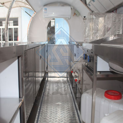 Наружная уличная корзина 500 см с крышкой Мобильный круглый модель двойной оси пищевой грузовик